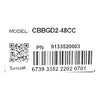 EFI CBBGD2-48CC 2 Door Glass Back Bar Refrigerator