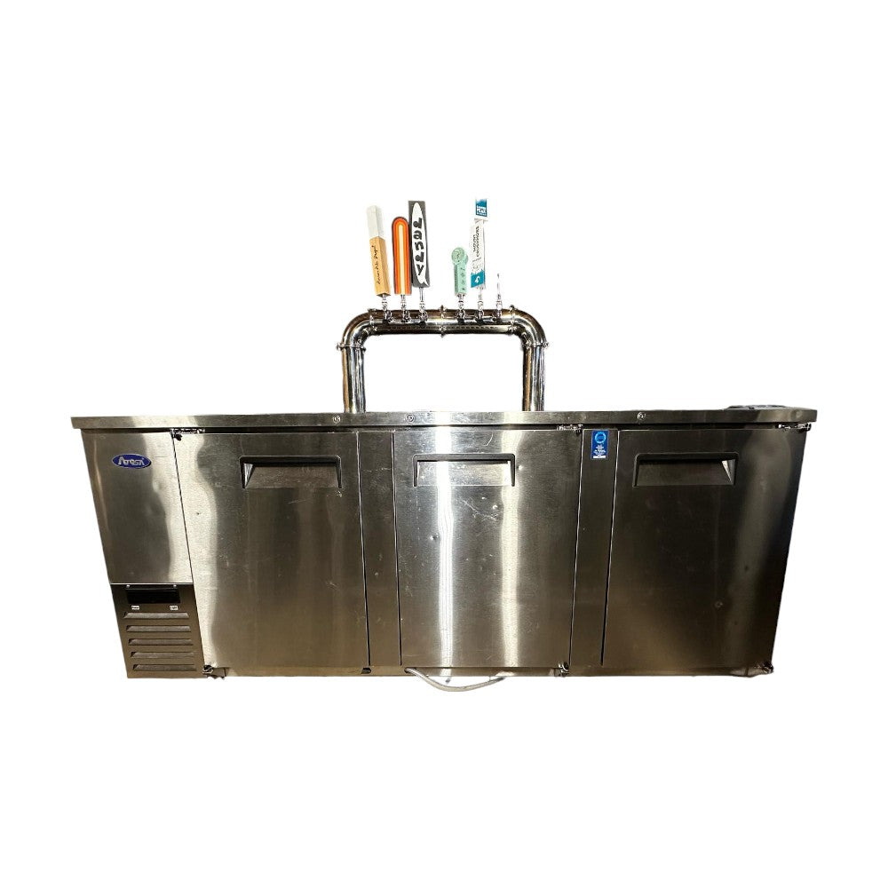 Atosa MKC90GR Refrigerated Keg Cooler - 3 door (Cosmetic scratches and dents)