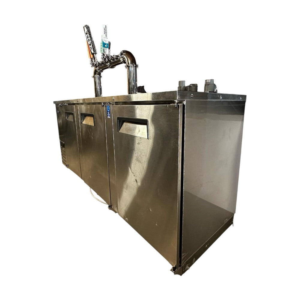 Atosa MKC90GR Refrigerated Keg Cooler - 3 door (Cosmetic scratches and dents)