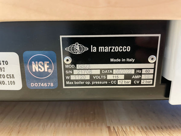 La Marzocco GS3 Espresso Machine