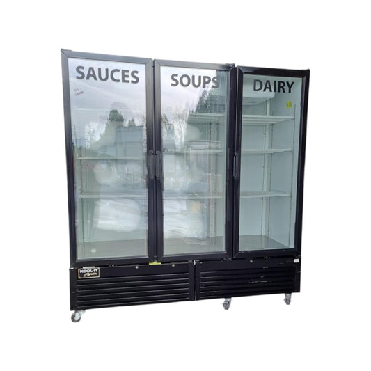 Kool It - LX-74RE - Fridge - 3 Glass Door - 79 Inch