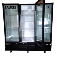 Kool It - LX-74RE - Fridge - 3 Glass Door - 79 Inch