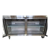 New Air NUR-060-SS Undercounter Refrigerator - 2 Door - 60''