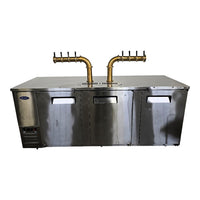 Atosa MKC90GR Keg Cooler with 2 Quad Tap Towers