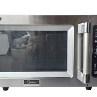 Midea 1025FOA 0.9 Cu Ft. 1000W Dial Light Duty Commercial Microwave