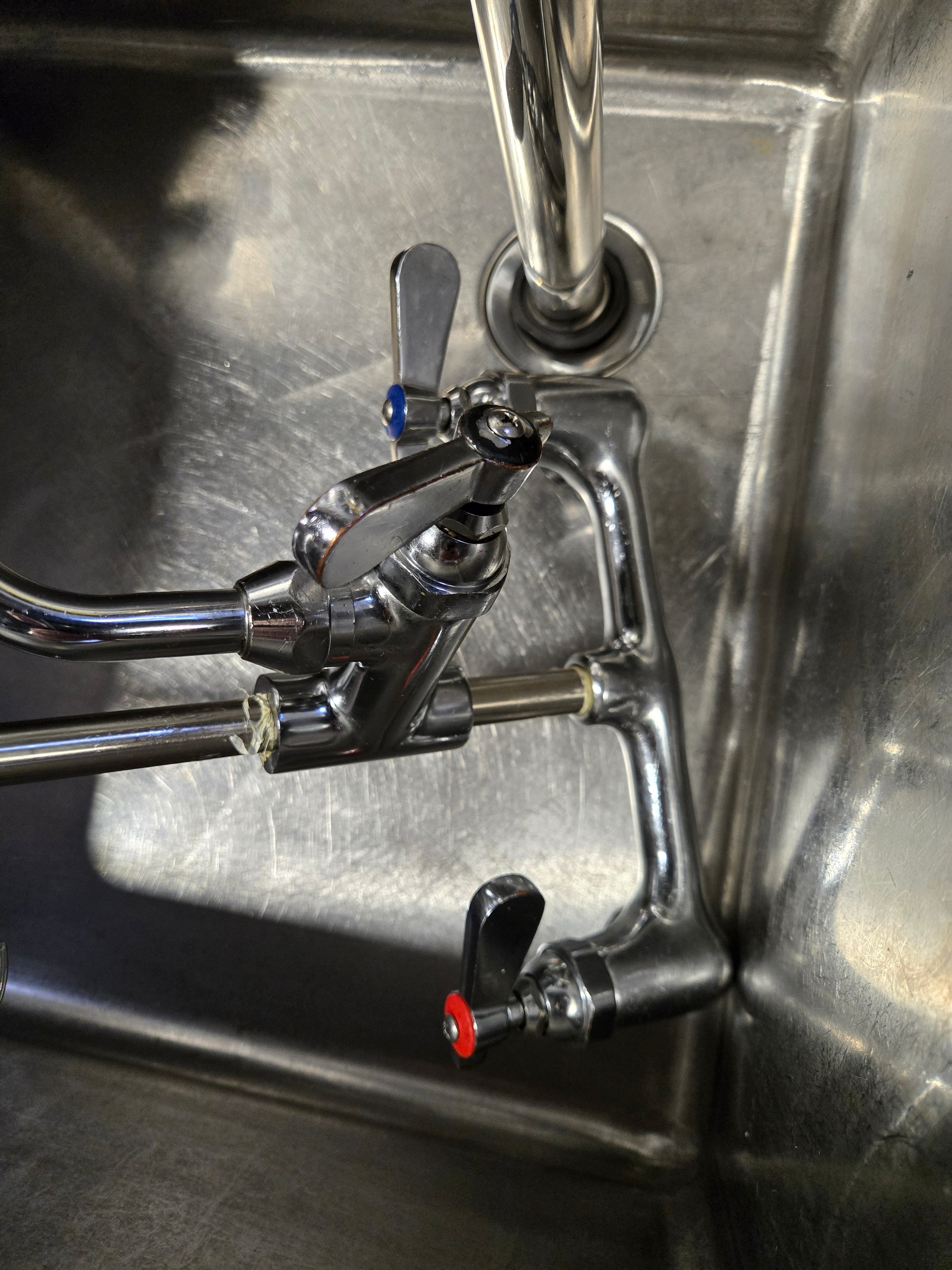 Lavabo Double Basin with left drainboard