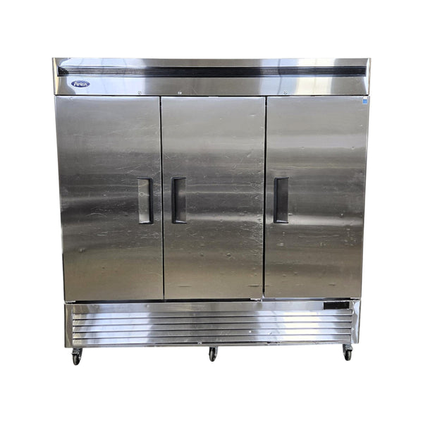 Atosa MBF8508GR Reach-in Refrigerator - 3 Solid Door - 82''