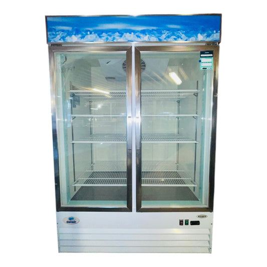 Danair NRG-2-GDF-54-HC - Freezer - Upright - 2 Glass Door - Cosmetic Damage