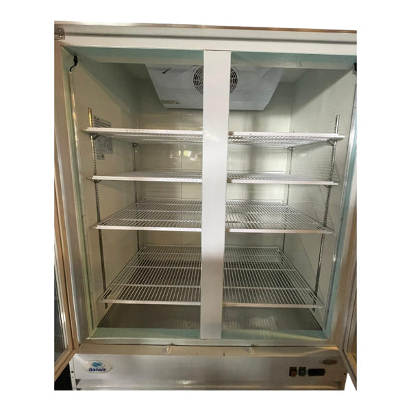 Danair NRG-2-GDF-54-HC - Freezer - Upright - 2 Glass Door - Cosmetic Damage