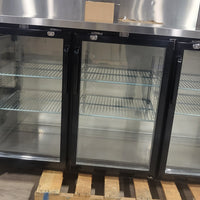 New Air NBB-72-SG 2 Door Glass Back Bar Refrigerator