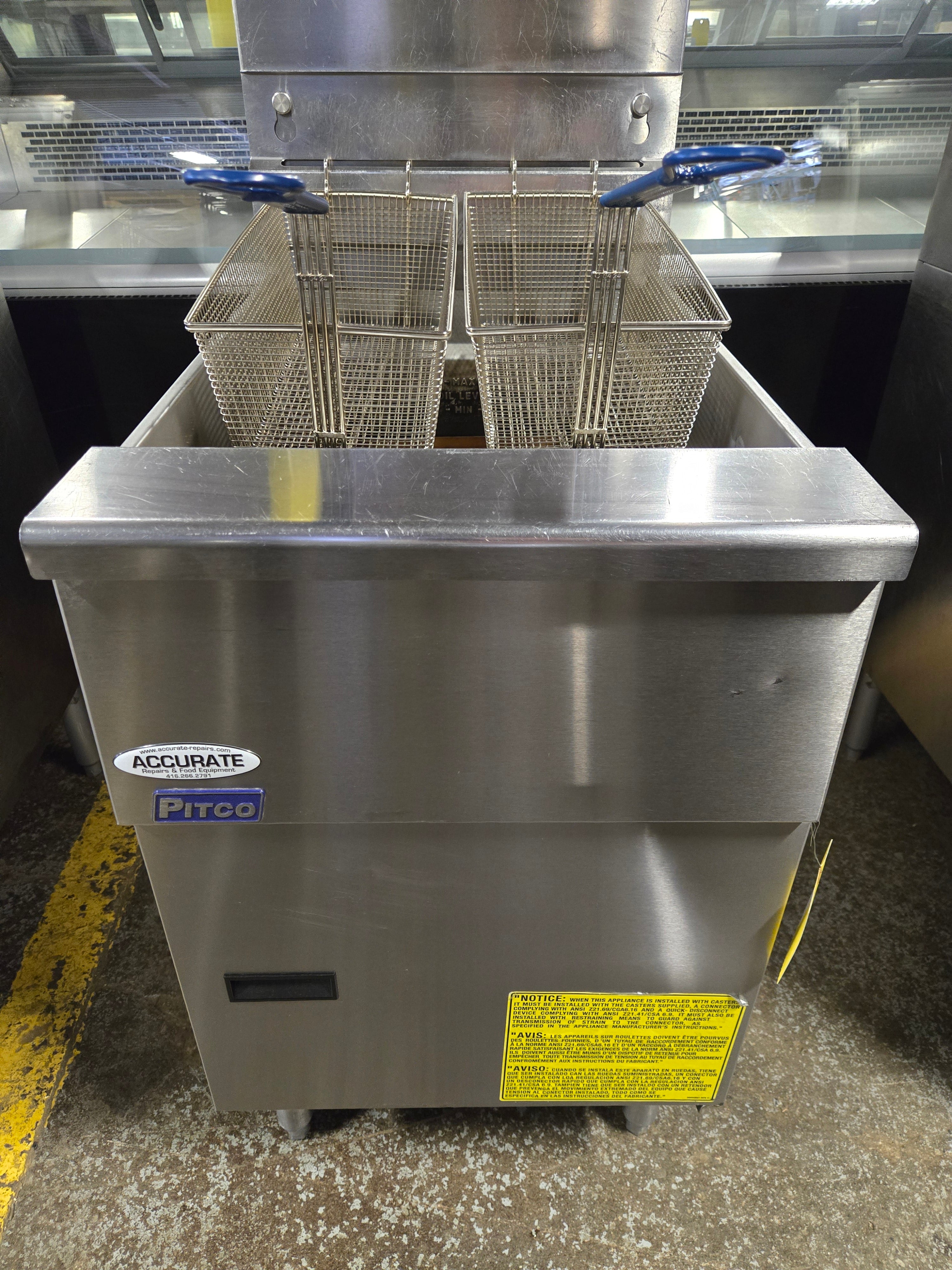 Pitco Natural Gas Floor Fryer SG18-S