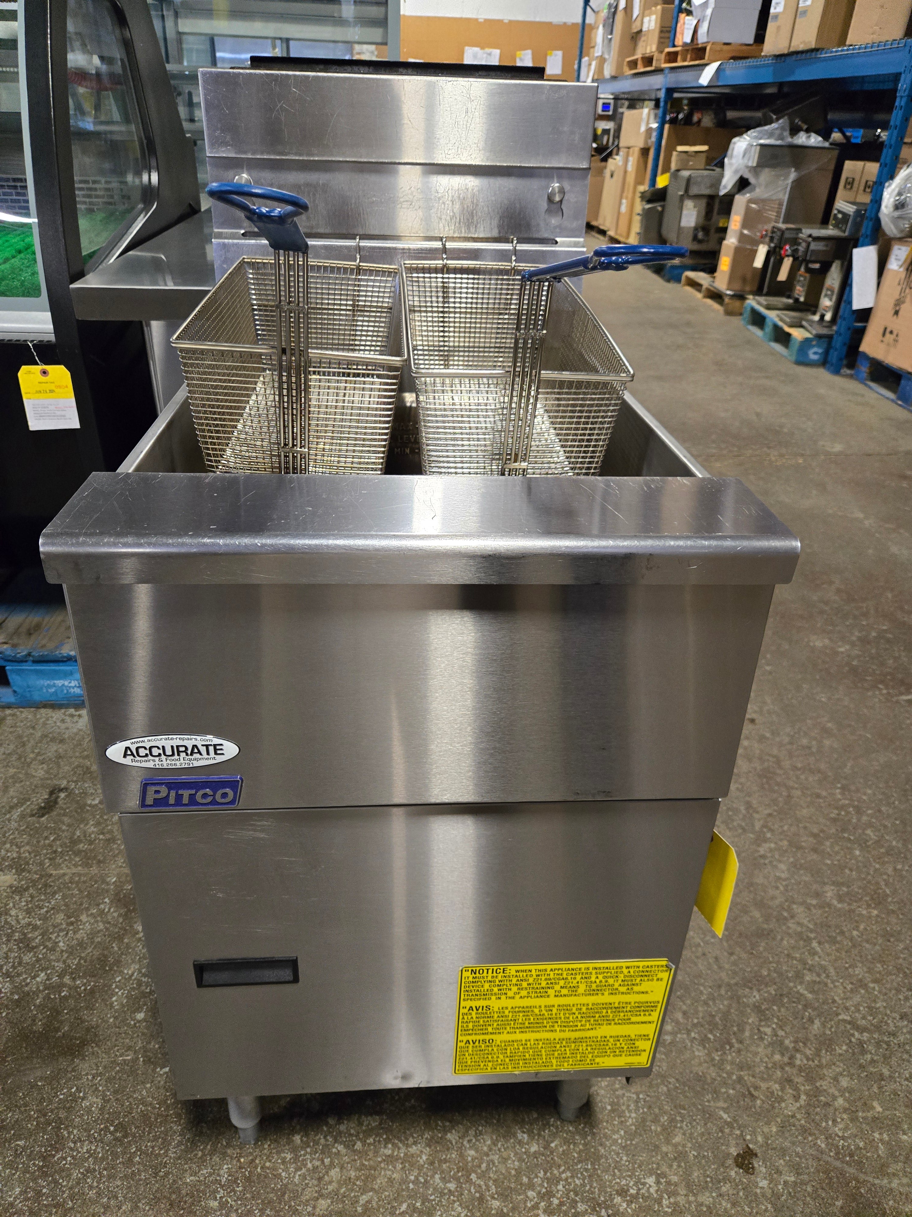 Pitco Natural Gas Floor Fryer SG18-S