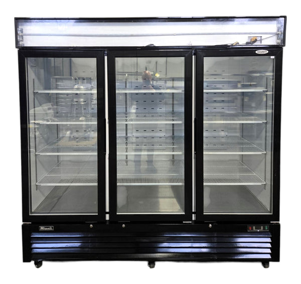 Migali C-72FM-HC Three Glass Door Freezer