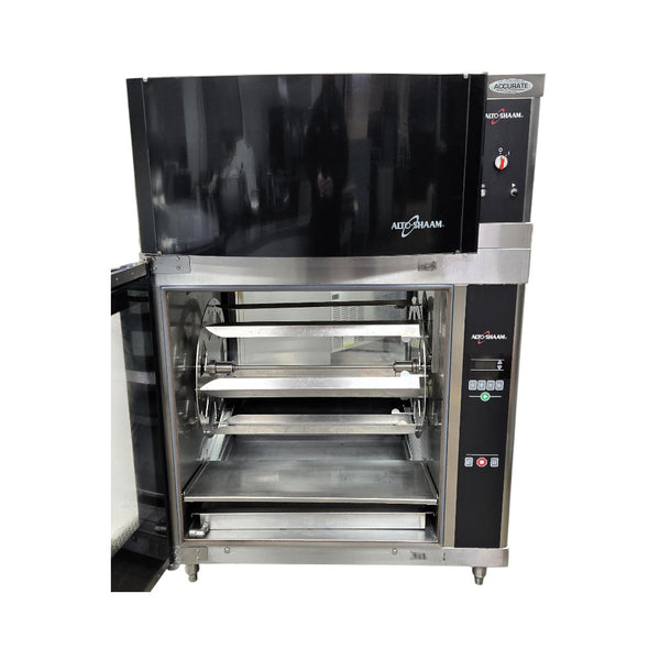 Alto Shaam AR-7EVH Electric 7 Spit Chicken Rotisserie with Ventless Hood
