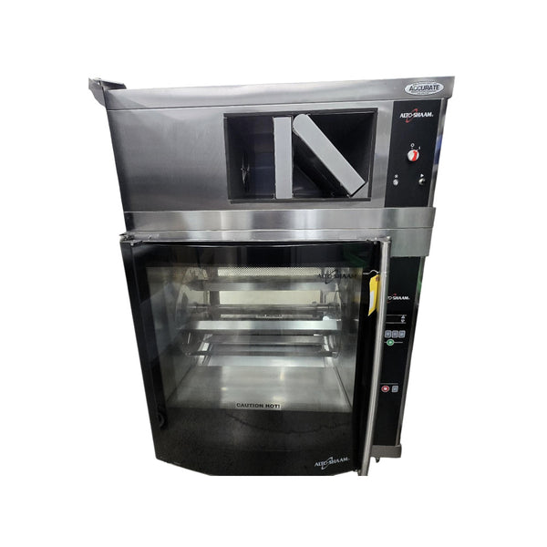 Alto Shaam AR-7EVH Electric 7 Spit Chicken Rotisserie with Ventless Hood