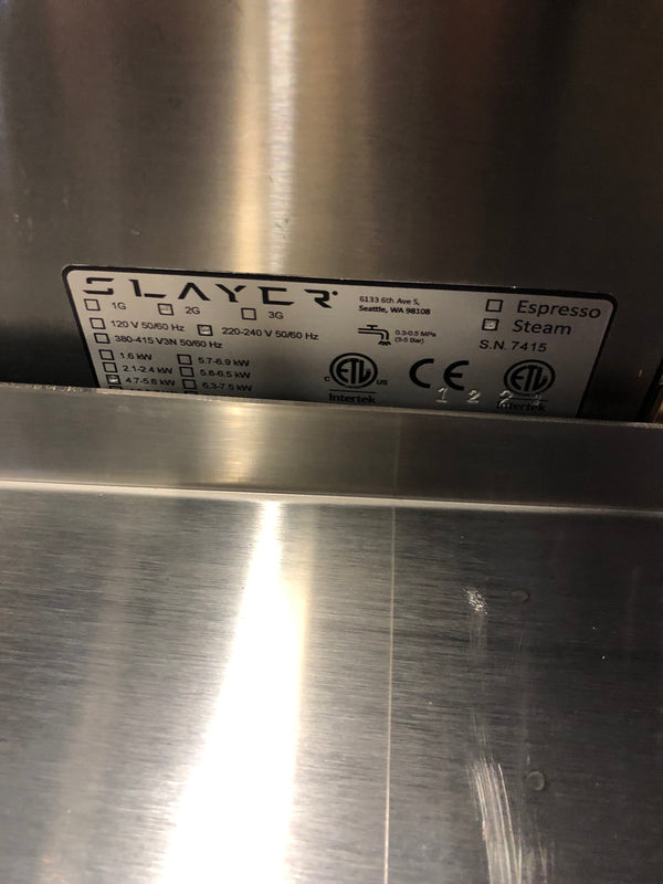 Slayer Steam LP Two Group Coffee Machine