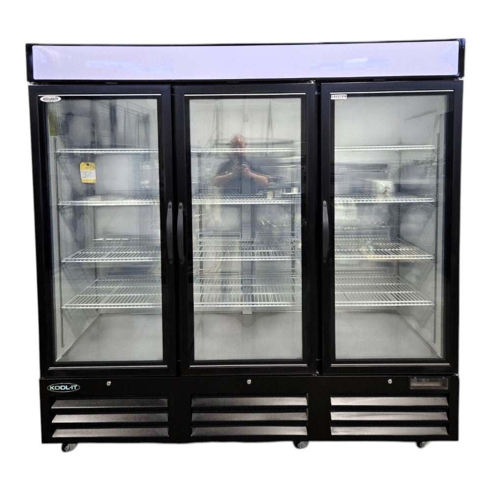 MVP Group KGF-72DV Freezer - 3 Glass Door