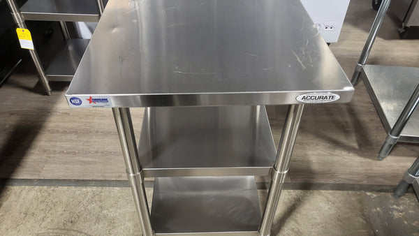 Omcan 19135 Work Table - Stainless Steel - 24 x 24