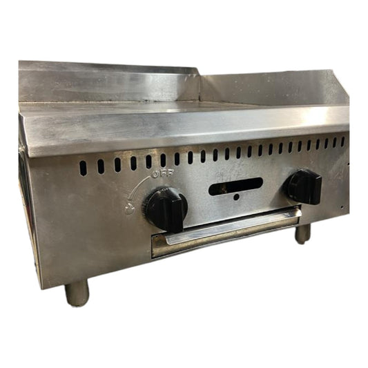 BakeMax BACG24-2 Heavy Duty Griddle - Natural Gas