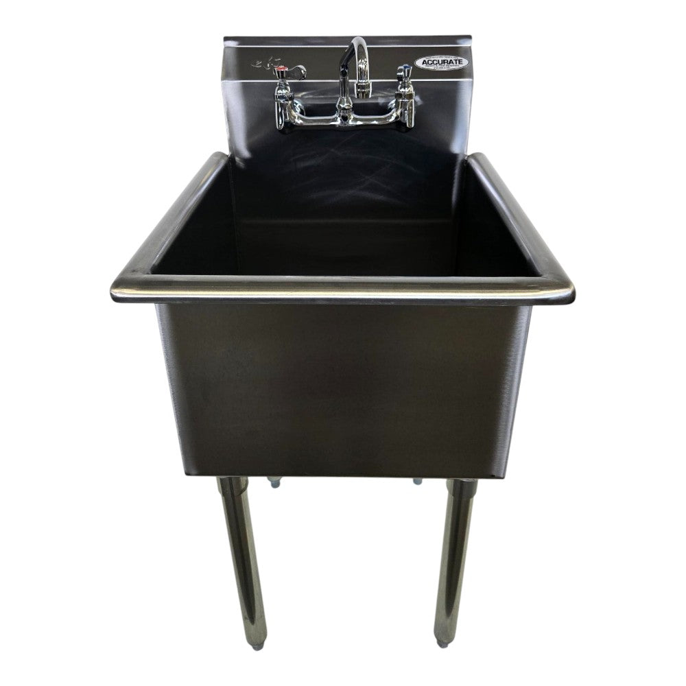 EFI SI818-1N Sink with Faucet - 18 x 18 in