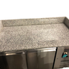 Omcan PT-CN-0393 Refrigerated Granite Top Pizza Prep Table