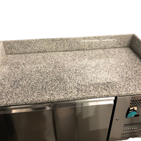 Omcan PT-CN-0393 Refrigerated Granite Top Pizza Prep Table