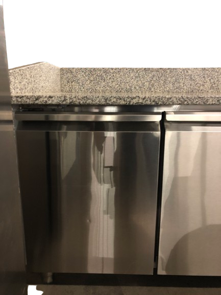 Omcan PT-CN-0393 Refrigerated Granite Top Pizza Prep Table