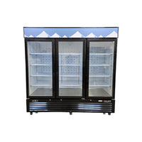 EFI C3-82GDVC Upright Merchandiser Cooler - 3 Glass Door - 82 Inch