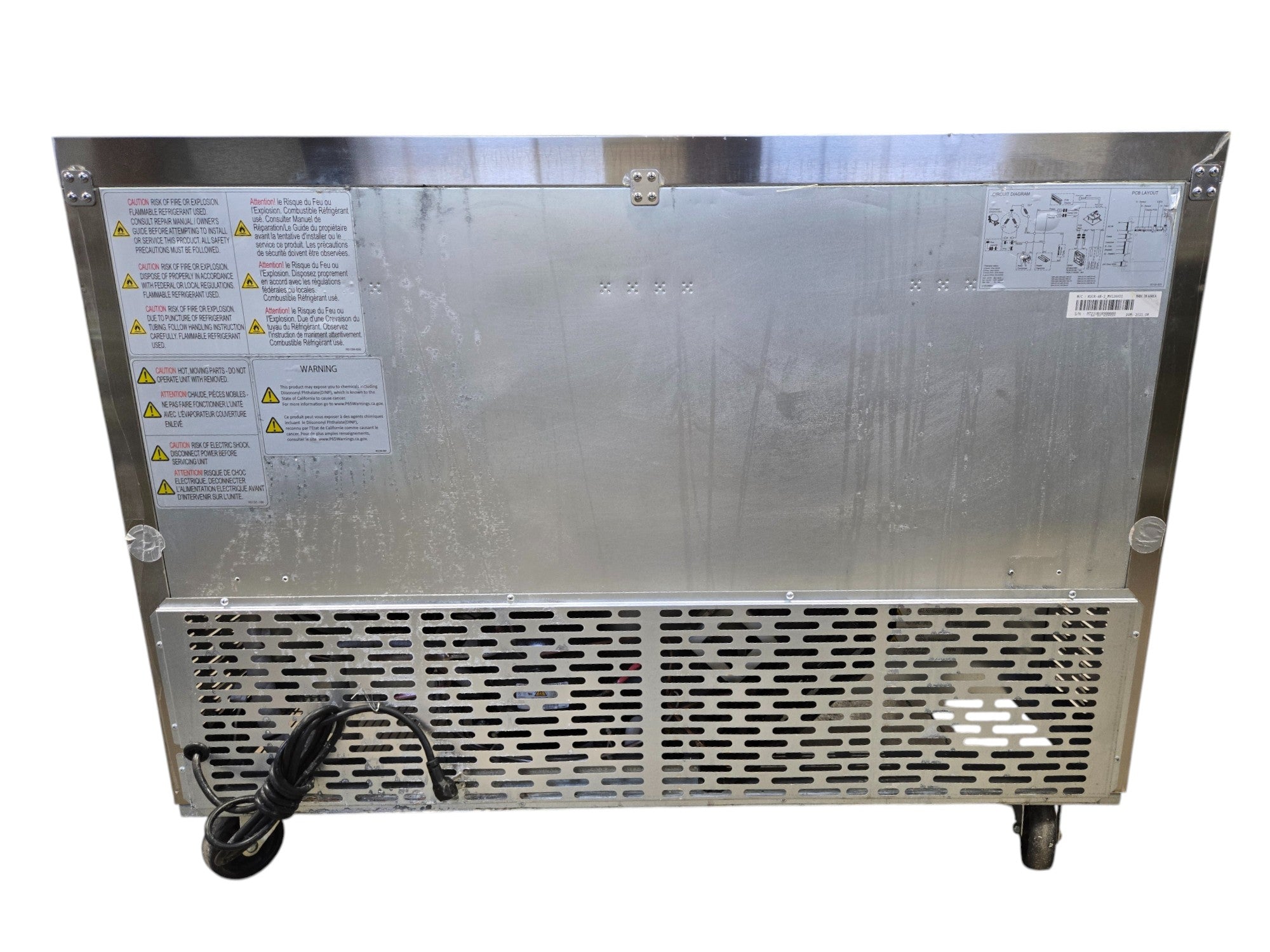 Kool-It KUCR-48-2 Under-counter Refrigerator - Cosmetic Damage