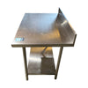 Thorinox DSST-3040-BK SS Table with Splash Guard 30 x 48 x 39