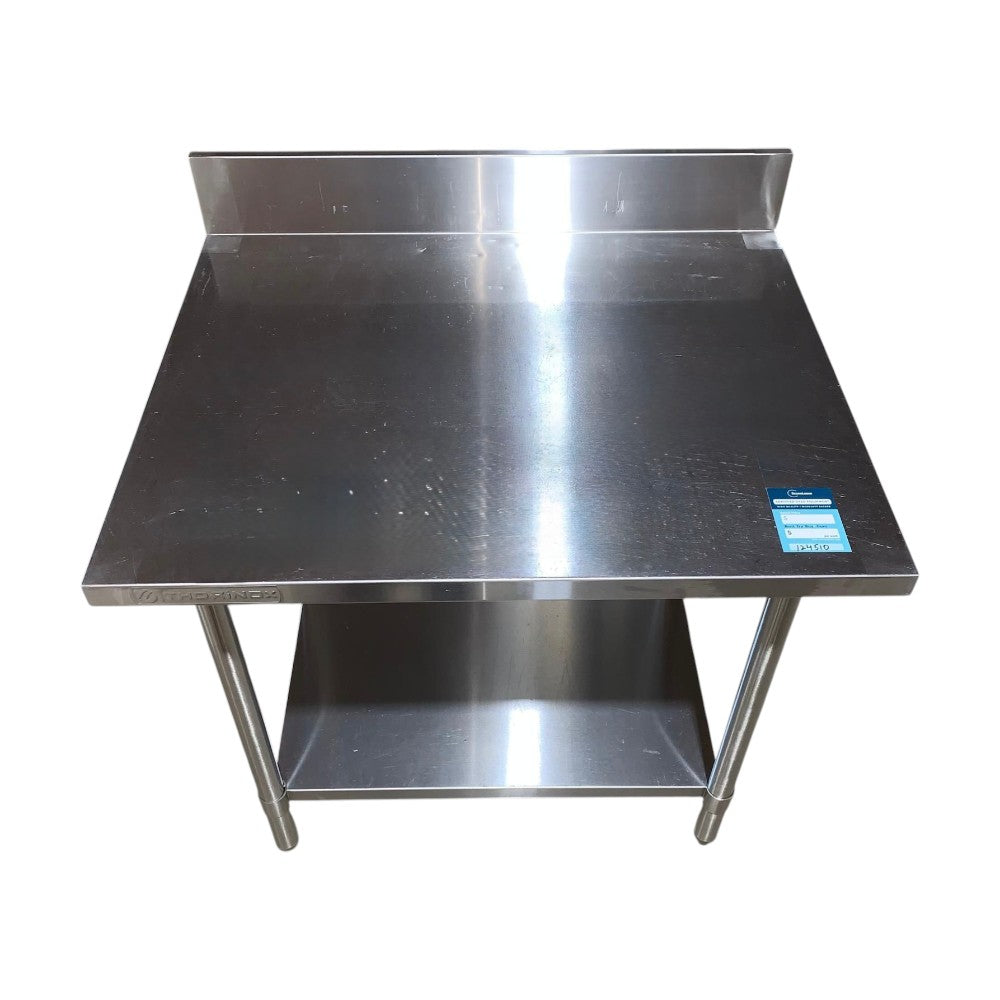 Thorinox DSST-3036-BK SS Table with Splash Guard 30 x 36 x 39