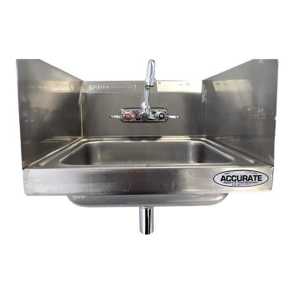 Thorinox THS-5G Hand Sink with Splash Guard and Faucet - 17 x 15.5 x 14