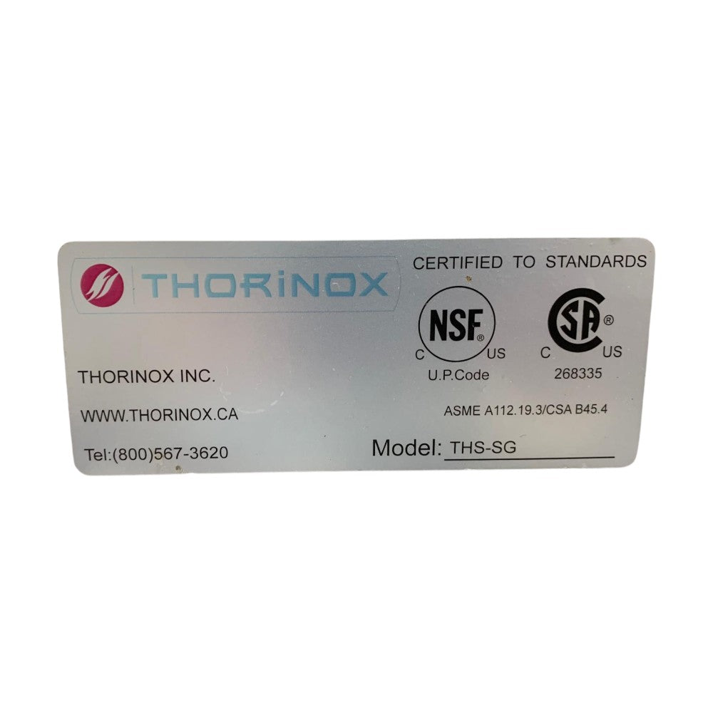 Thorinox THS-5G Hand Sink with Splash Guard and Faucet - 17 x 15.5 x 14