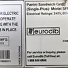 Eurodib SFE02345-240 Panini Grill