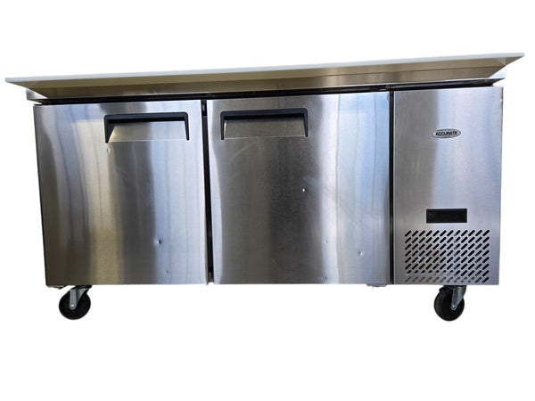 Atosa MPF8202GR Pizza Prep Table Refrigerator