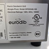 Eurodib SFE02340-120 Panini Sandwich Grill