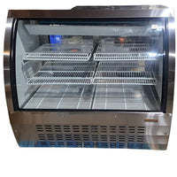 New Air NDC-018-CG Refrigerated Curved Glass Deli Case - 48 Inch