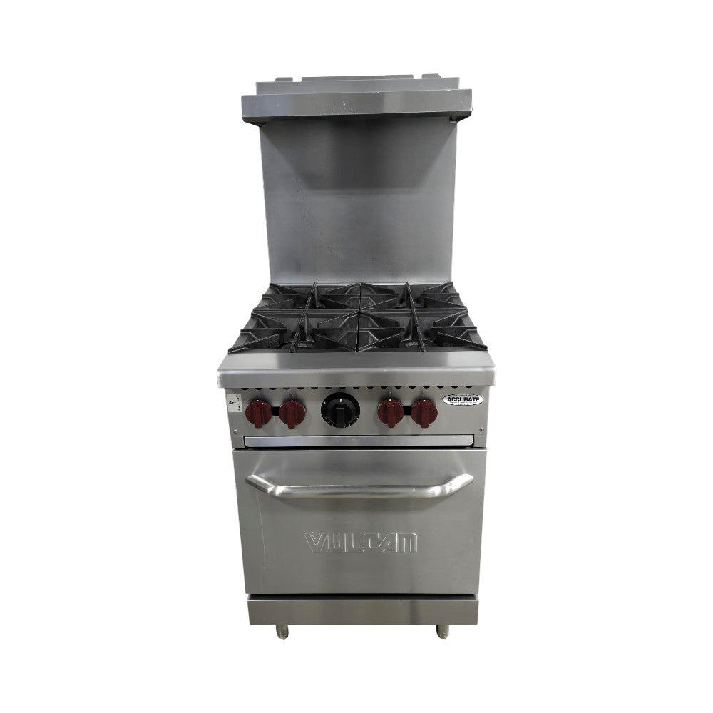Vulcan SX-24 4 Burner Range with Standard Oven - Natural Gas