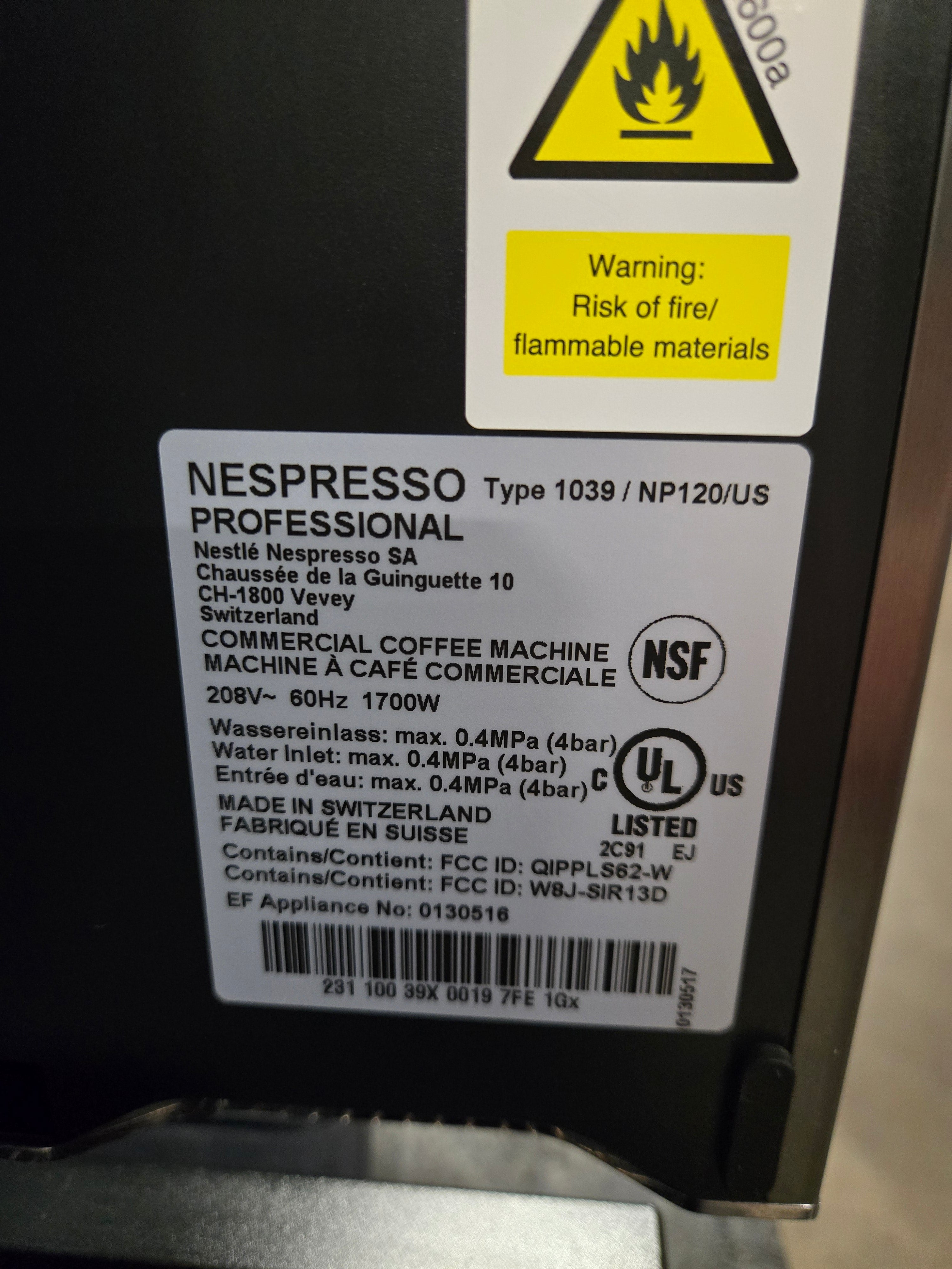 Nespresso Momento 120 Coffee Milk Machine