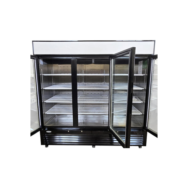 Atosa MCF8728GR 3 Glass Door Merchandiser Freezer
