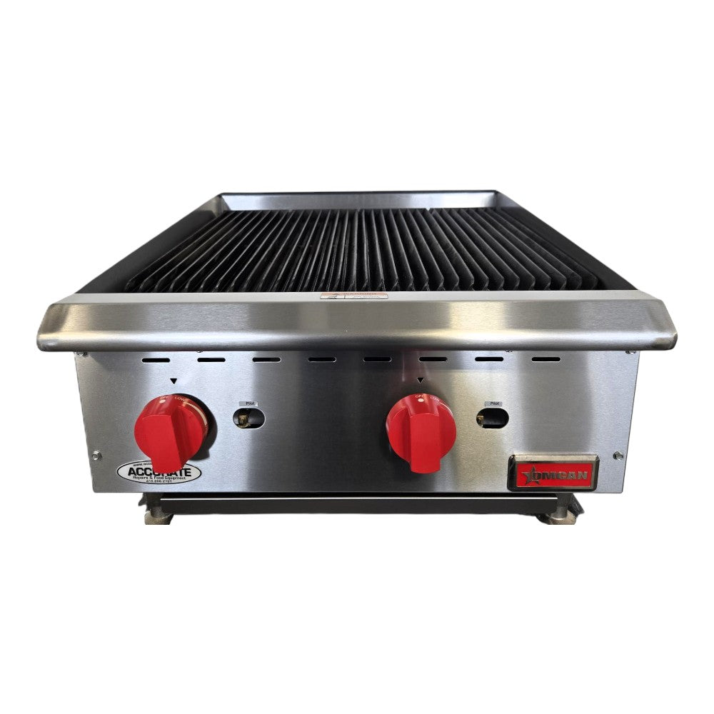 Omcan CE-CN-CBR24 Charbroiler - Natural Gas - Cosmetic Damage