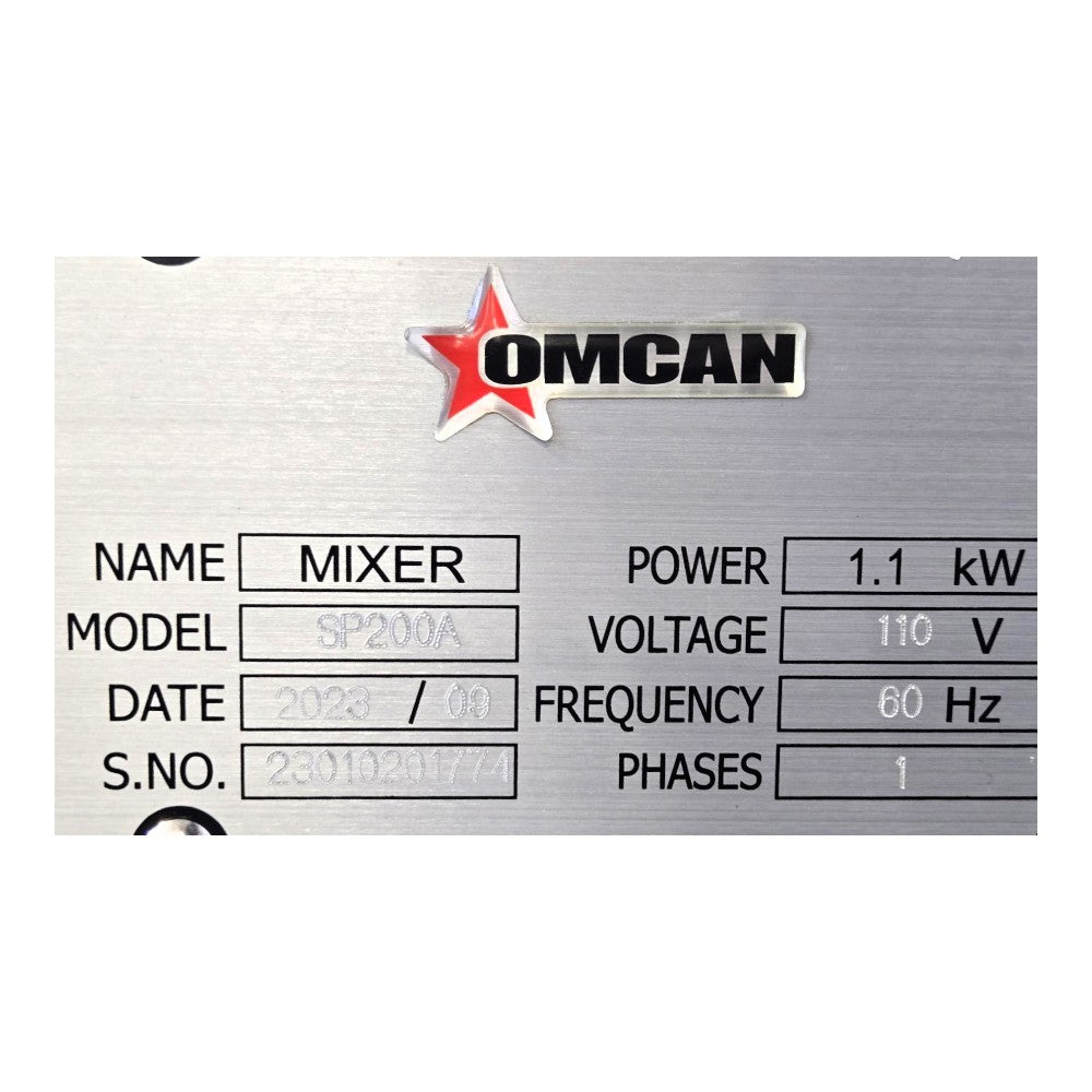 Omcan 20441 20 Qt Planetary Mixer