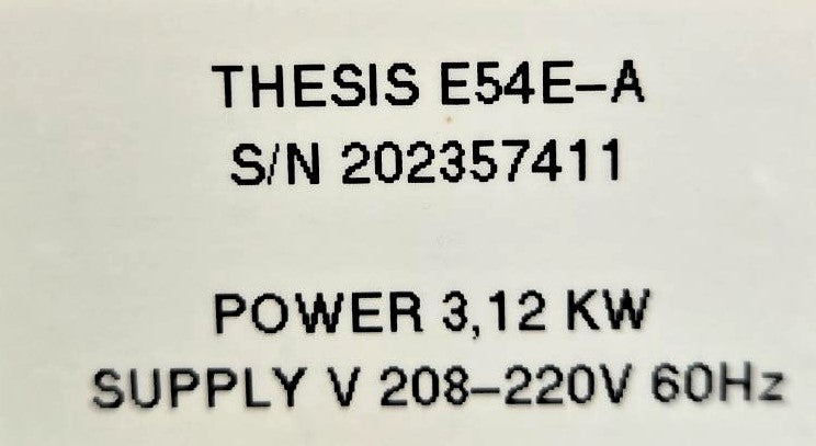 Thesis E54E-A Undercounter Dishwasher