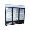 New Air NGR-182-H Refrigerator - Triple Glass Door - 79''