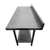 Omcan 22081 Work Table 24x48 With Backsplash