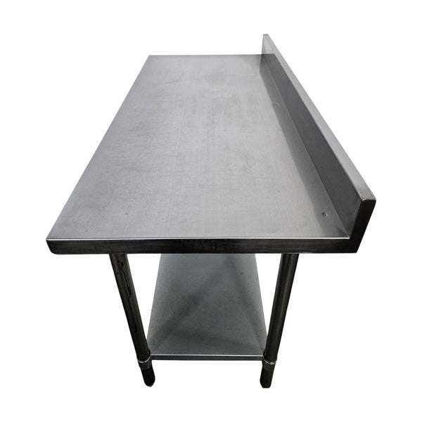 Omcan 22081 Work Table 24x48 With Backsplash