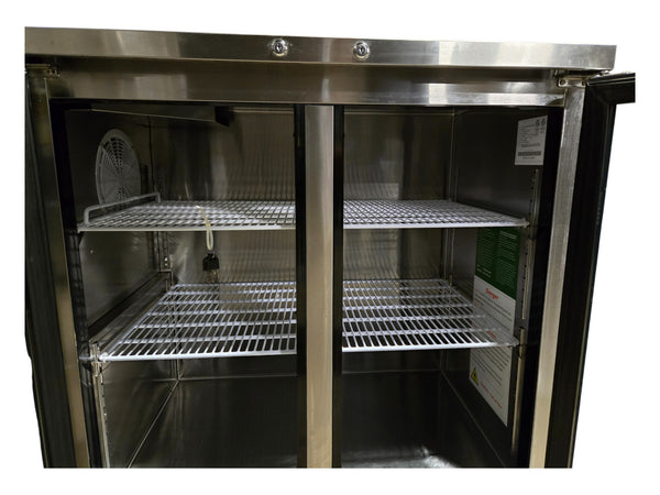 Atosa SBB48GGR Back Bar Cooler - 2 Glass Door - 48 Inch