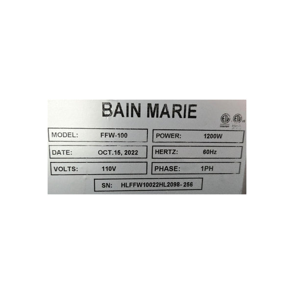 Foster FFW-100 Food Warmer
