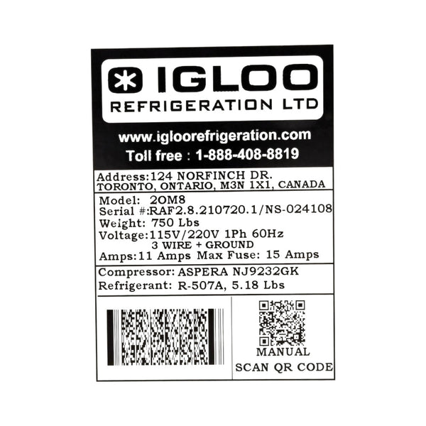 Igloo 20M8 Open Air Merchandiser