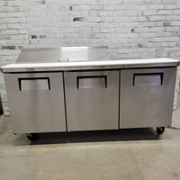 True TSSU-72-12-HC Sandwich Salad Prep Table with Refrigerated Base
